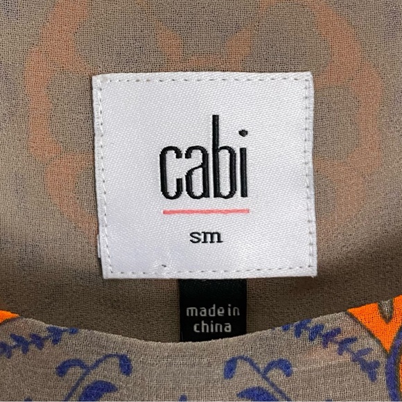 Cabi | Arabesque Adjustable Tank Top Blouse Size Small - Picture 3 of 9